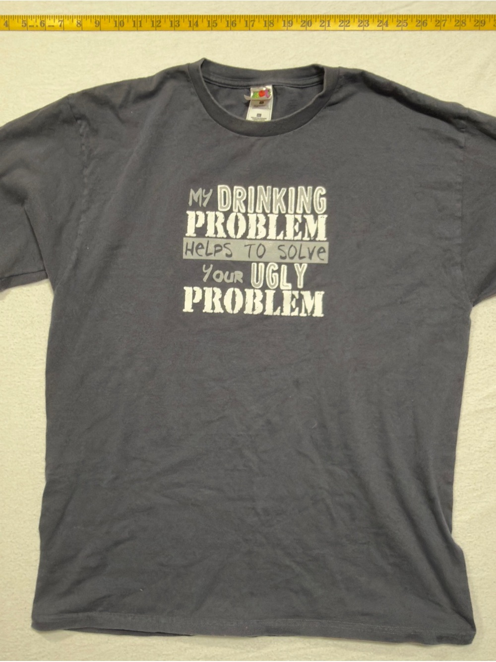 2000s comedy drinking graphic t